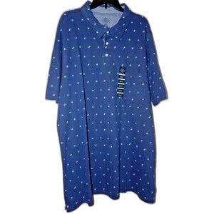 St. John's Bay Sueded Jersey Big & Tall Mens Classic Fit S/S Polo Shirt 2XLT